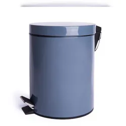 Excelsa Mülleimer Cleany Metall 5 Lt Grau