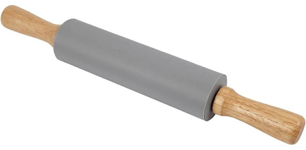 Creativ Company deegroller speelgoed grijs siliconen, 38 cm