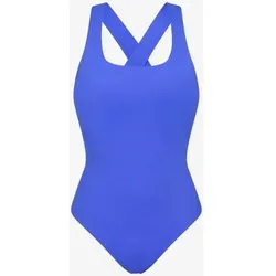 WALLIEN einteiliger Badeanzug Nerida Scoop Neck, Größe M in Blau Blau