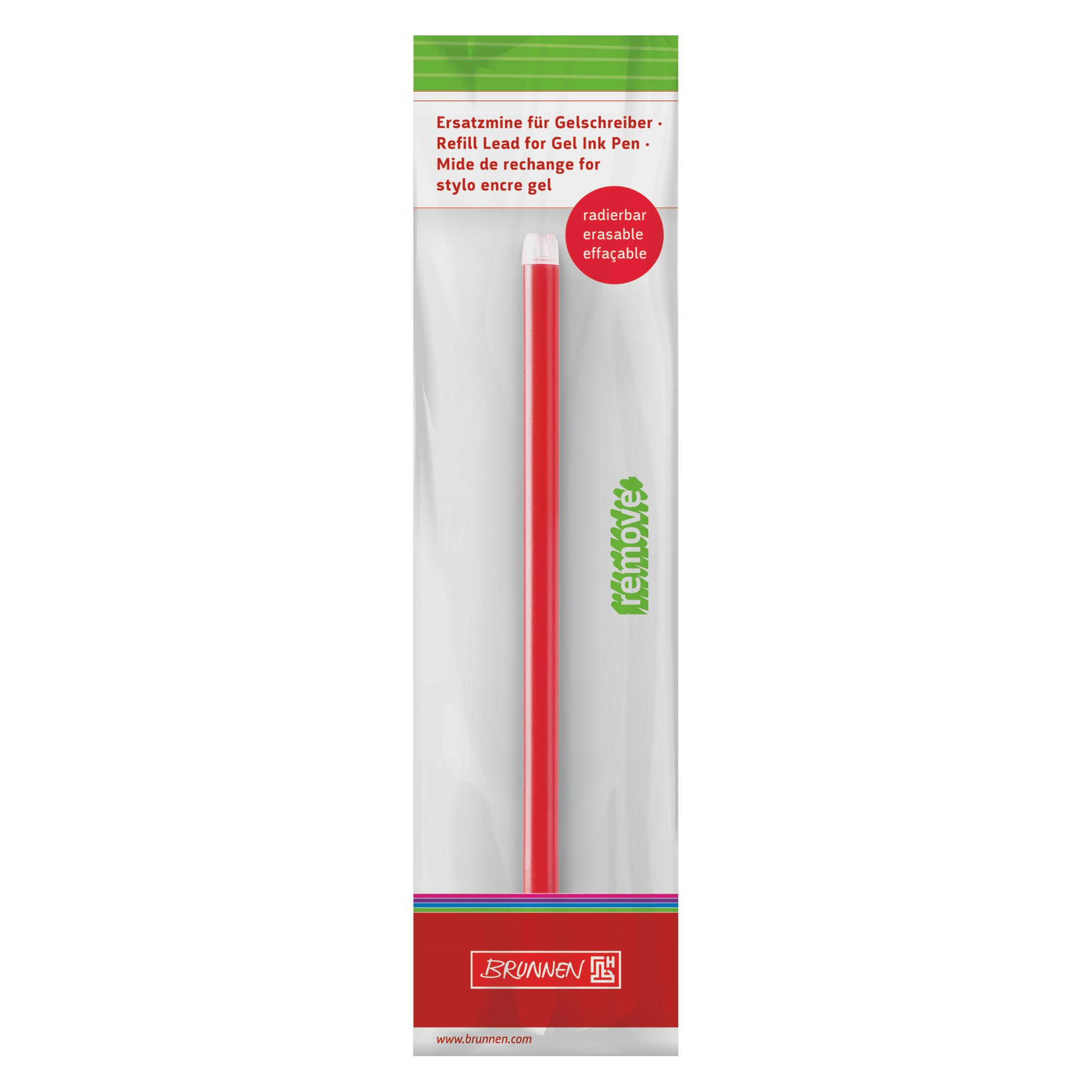 Brunnen Remove Gelschreibermine rot (Rot, 0.70 mm, 1 Stk.) (102915323)