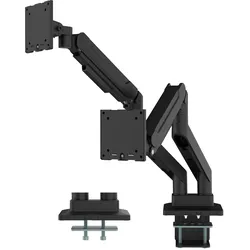 Tischhalterung für 2 Ultrawide-Monitore mit Gasfeder, bis 49", bis 15 kg