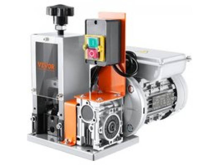 VEVOR Machine à Dénuder Électrique 1,5-25 mm Dénudeur Câble Automatique Motorisé 180 W Dénudeuse Cuivre 18 m/min Pince à Dénuder Dépouillement Fil Référence de Profondeur Visible pour Recyclage Cuivre