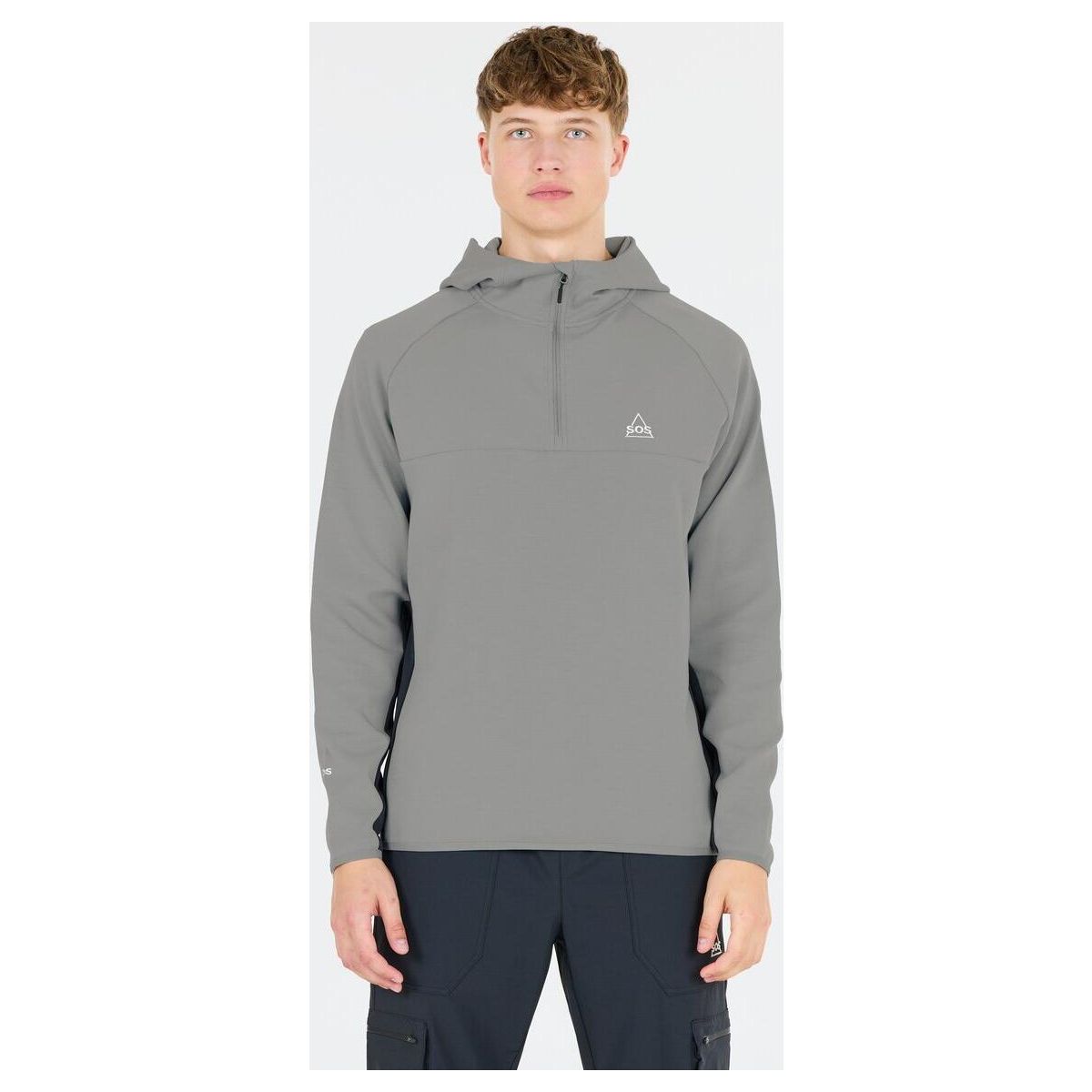 SOS Vail M Half Zip Hoodie monument (1023) M SOS243162-1023-M