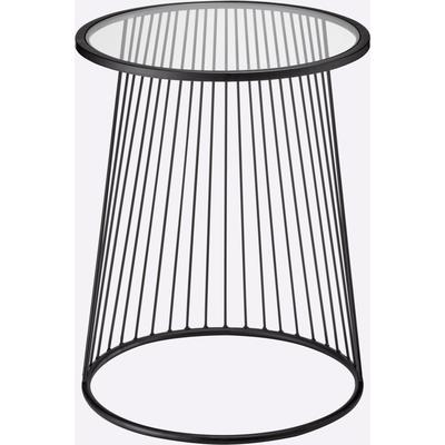 Beistelltisch HEINE HOME, schwarz, B:41cm H:53cm T:41cm, Tische, Beistelltisch