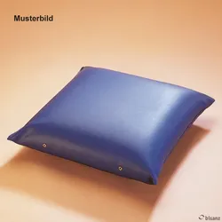 Kopfkissen chrom 40 x 40 cm genäht ohne Reißverschluss phthalatfrei