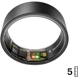 Ultrahuman Ring AIR Matte Grey - Size 5 (5, Matte Grey), Smart Ring, Grau