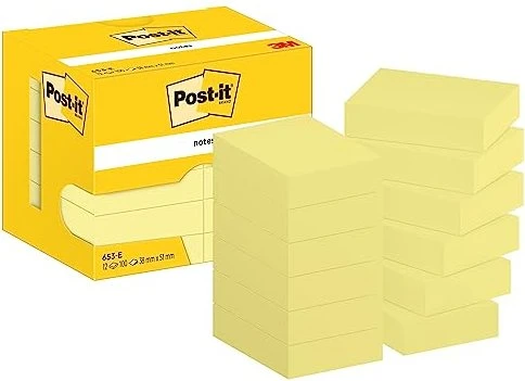 Post-it Haftnotizen 653 gelb 12 Blöcke