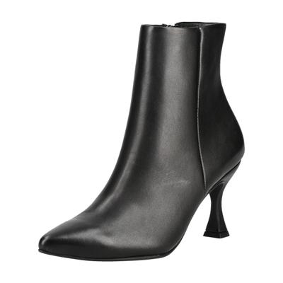 Stiefelette PAUL GREEN "Paul Green Stiefelette Glattleder", Damen, Gr. 37,5, schwarz, Glattleder, Schuhe Stiefelette