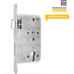BMH FH-Panik-Einsteckschloss 1028, Panik B, F24x235/65/72/9 Links