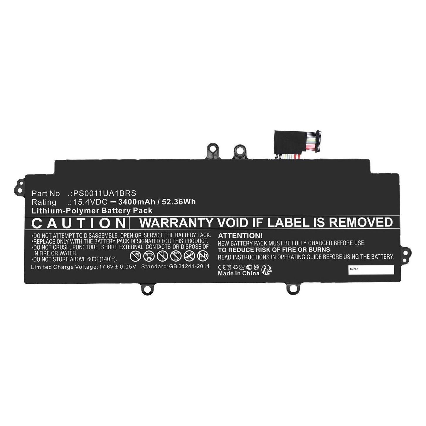 CoreParts Battery for Dynabook Notebook (3400 mAh) (MBXTO-BA0070)