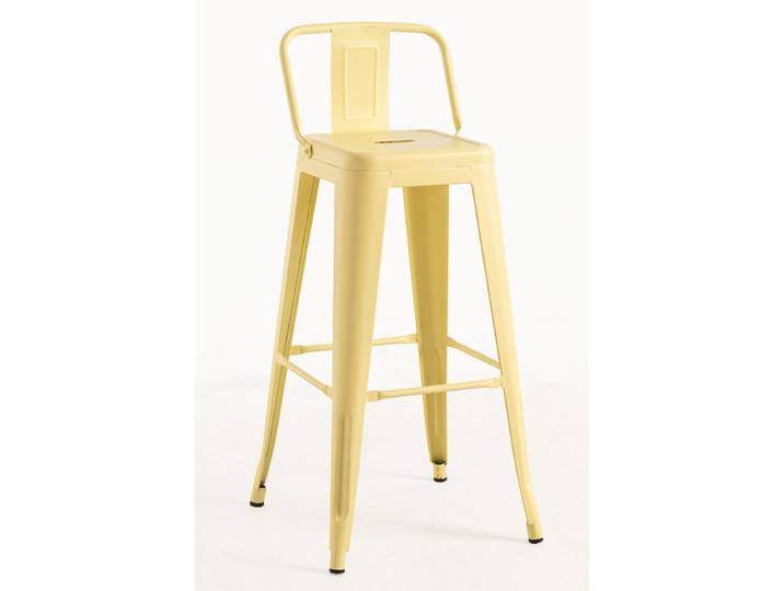 4er Set Torix Hocker mit Rückenlehne 100 cm - Quartz Gelb