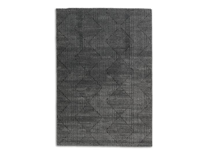 Hochflorteppich Pure Design Typ B 133 x 190cm Schwarz/Anthrazit
