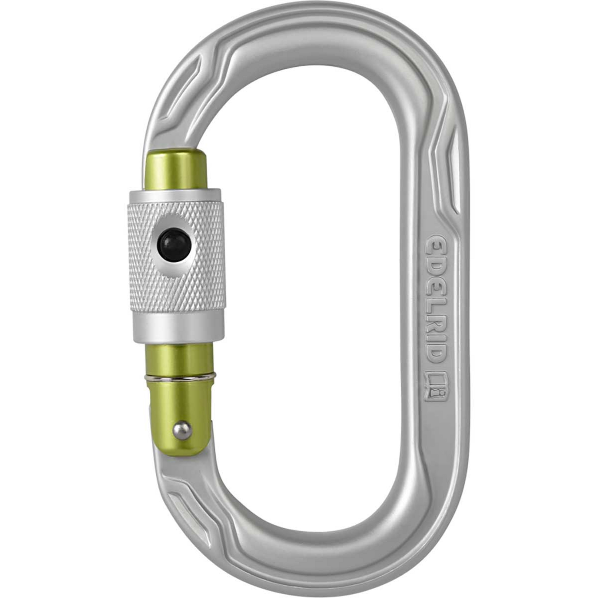 Edelrid Oval Power 2500 Permalock Karabiner Karabiner silber Trekking