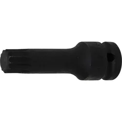 BGS Kraft-Bit-Einsatz Antrieb Innenvierkant 12,5 mm (1/2") Innenvielzahn (für XZN) M16 - 5482-M16
