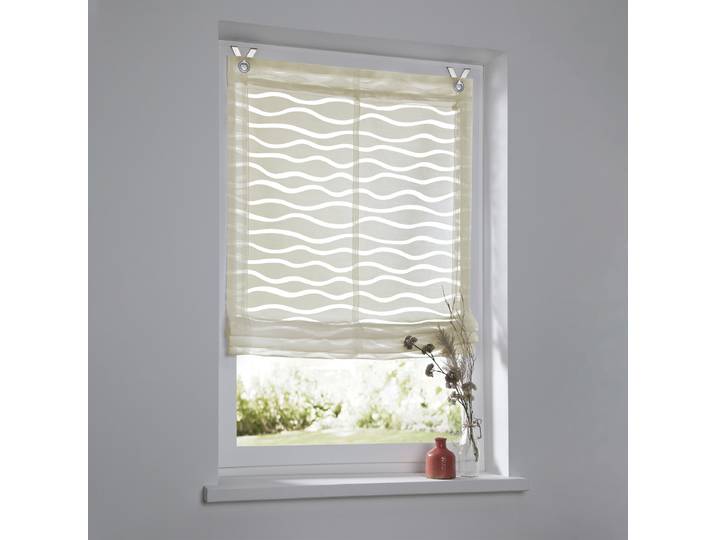 Store à œillets Enya 80cm Beige/Beige