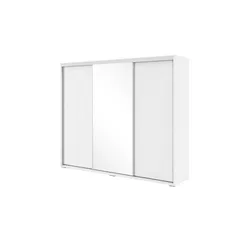 Schwebetürenschrank   ¦ weiß ¦ Maße (cm): B: 250 H: 215 T: 62.0