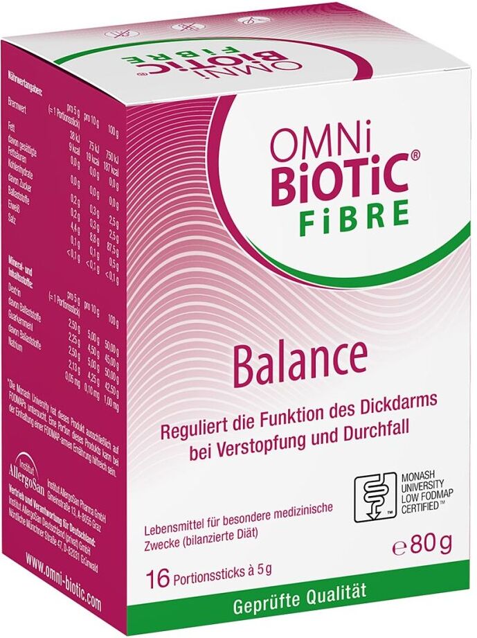 Omni Biotic Fibre Balance Pulver Sticks