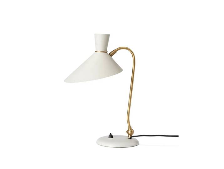 Warm Nordic Bloom Tafellamp warm white, messing onderstel