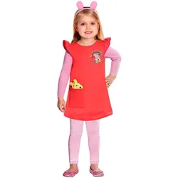riethmüller Kostüm Peppa Wutz – Peppa Dress - 2-3 Jahre