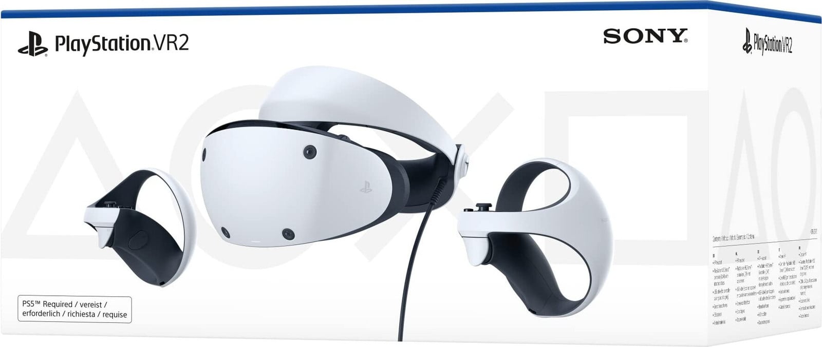 Sony PlayStation VR2 Headset Zwart Wit 120 Hz