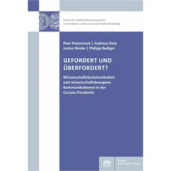 Gefordert und überfordert?, Fachbücher von Peer Pasternack, Andreas Beer, Justus Henke, Philipp Rediger