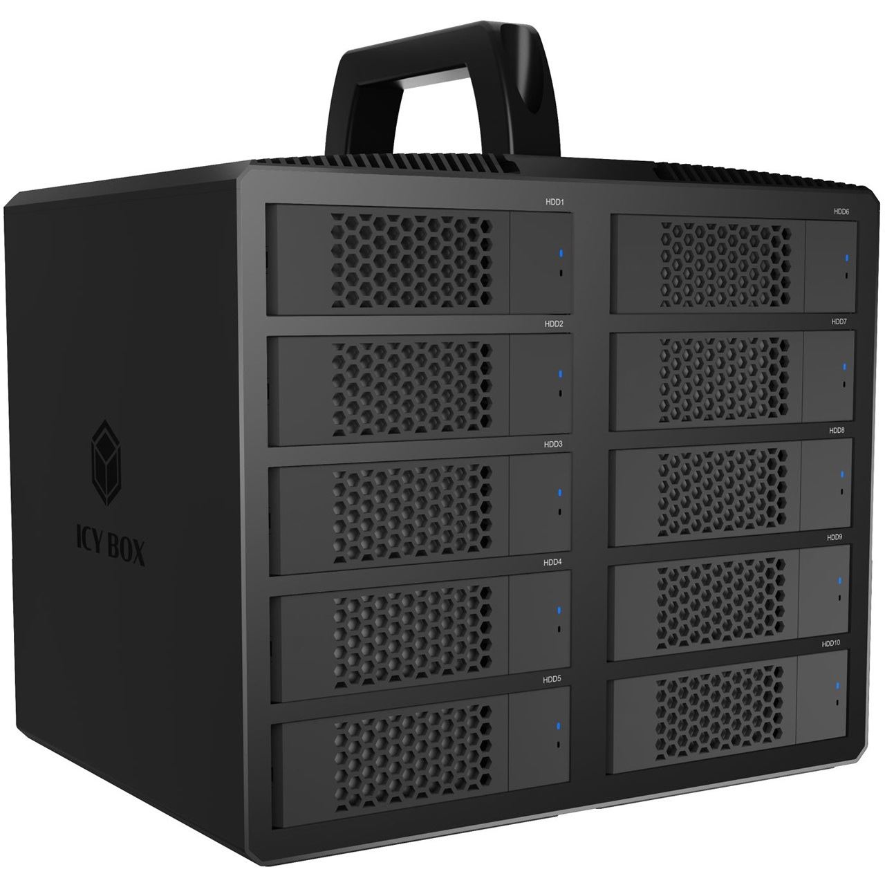 Icy Box Geh. IcyBox Diamond Case 3710 10-Bay 2,5"/3,5" HDD/SSD
