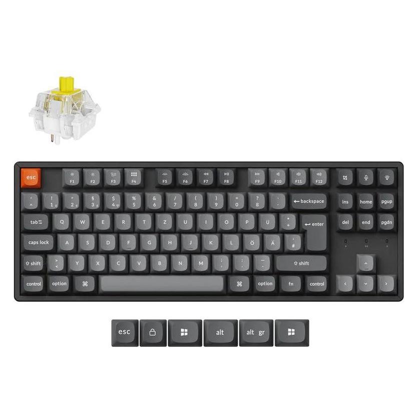 Keychron K8 Max 80% Alu RGB Banana bk H (K8M-J4-DE)