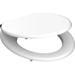SCHÜTTE WC-Sitz mit MDF Holzkern und Absenkautomatik, Weiß