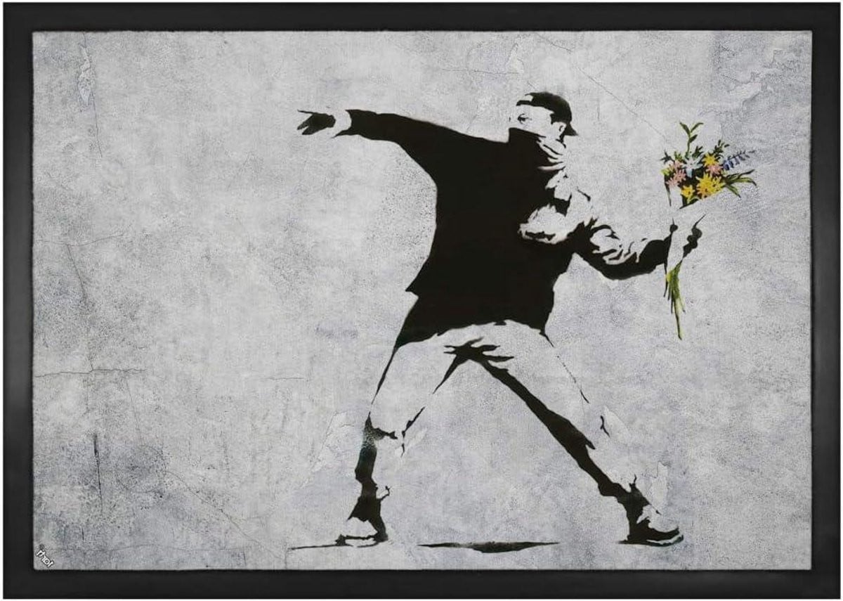 Deurmat Banksy Graffiti Street Art Design - Multicolor - 70 x 50 cm