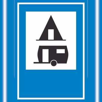 HB-Druck Campingplatz Schild A6 (105x148mm)