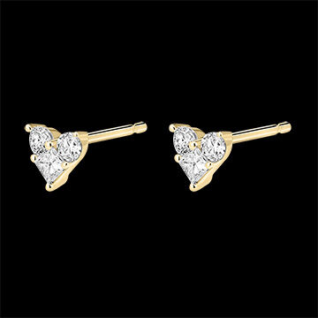 Edenly Ohrstecker Kostbares Geheimnis - Lovely - Gelbgold, 9 Karat, mit Diamant
