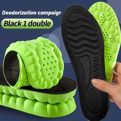 Uplift Essentials Shock Absorption Breathable Deodorizing Insoles With Arch Support us Men 910