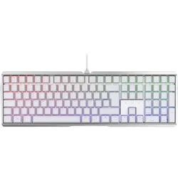 CHERRY MX 3.0S RGB, CHERRY MX-Black-Switches - weiß, mechanische Gamingtastatur, Kabelgebunden, RGB-Beleuchtung, Aluminium-Gehäuse