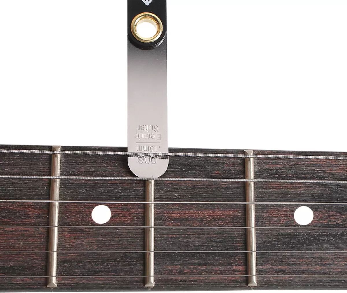 INF Gitarrenhals Radiuslehre - Edelstahl Griffbrettradius Werkzeug für E-Gitarren, Akustikgitarren, Bassgitarren &