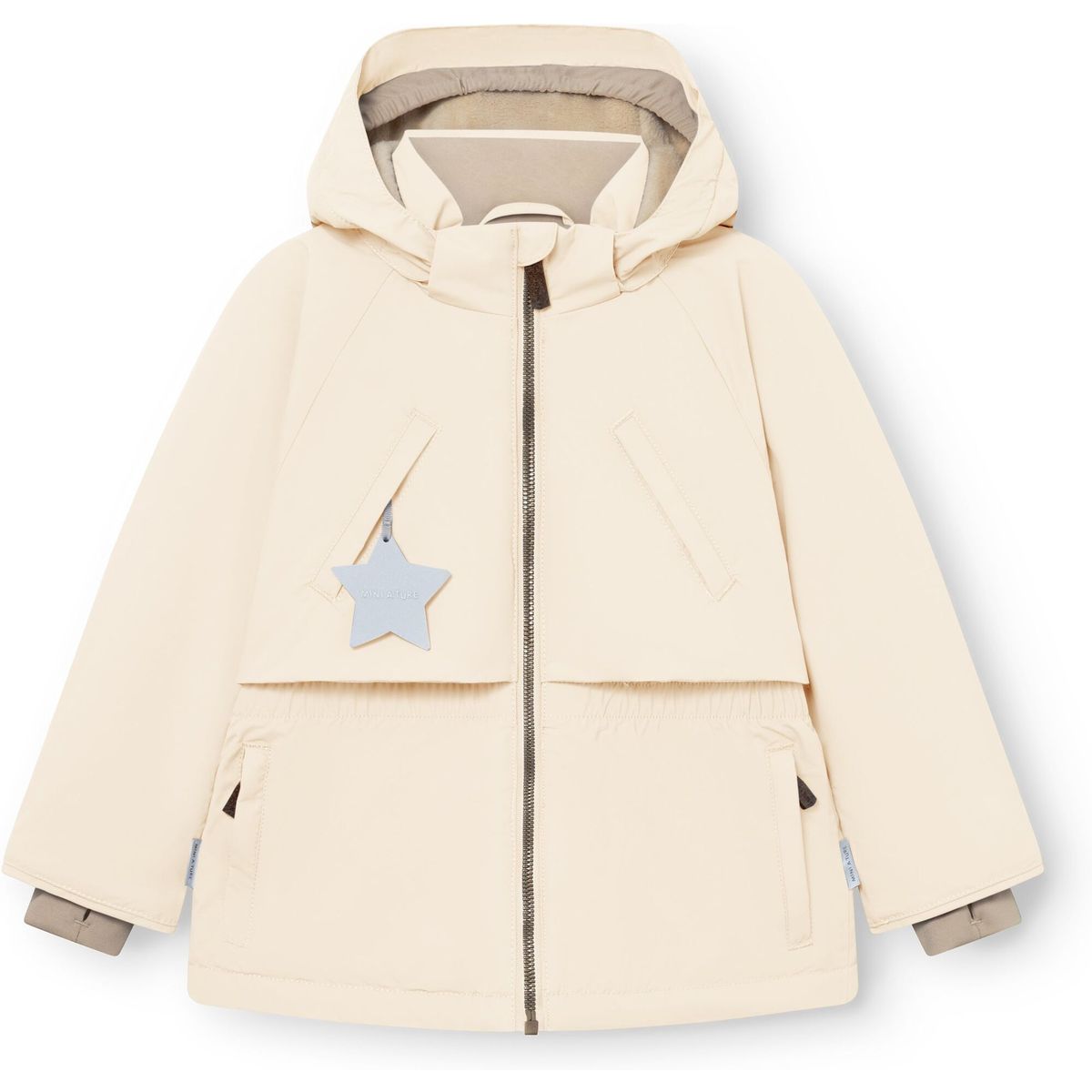 Mini a ture Matalgeana Fleece Lined Winter jacket. GRS angora cream (1054) 122 1263317700105416