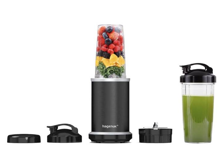 Hagenuk Standmixer Smart Blender, 1000 W, ca. 30.000 Umdrehungen pro Minute, BPA Frei, 6 Edelstahlklingen