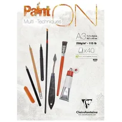 Clairefontaine, Bastelpapier, Paint'On (250 g/m2, 40x)