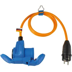 As - Schwabe, Verlängerungskabel, Camping Schutzkontaktsteckerstecker Adapterleitung (1.50 m, CEE 7/3)