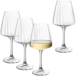 Leonardo Weissweinglas Paolo 250 ml, 4 Stück, Material: Glas, Weingläser, Transparent