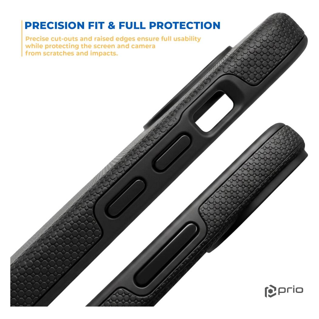prio Schutzhülle für iPhone 14 Plus (6,7 Zoll) schwarz (Apple iPhone 14 Plus) (PPC-1147)