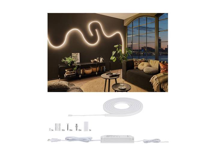 MaxLED Flow LED Strip 3m Basic Set White - Paulmann - Salon / séjour - Moderne - Plastique