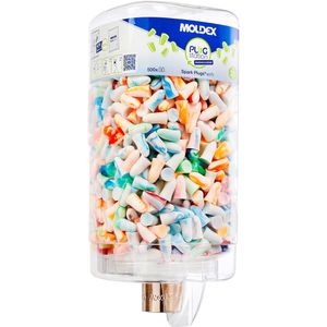 Moldex Ohrstöpsel Spark Plugs Spender antimikrobiell, SNR 35dB, zum Arbeiten, im Spender, 500 Paar