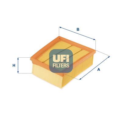 UFI Luftfilter 3071200 Filtereinsatz 80mm für RENAULT