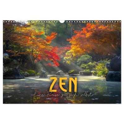 ZEN - Eine Reise zu sich selbst (Wandkalender 2027 DIN A3 quer), CALVENDO Monatskalender