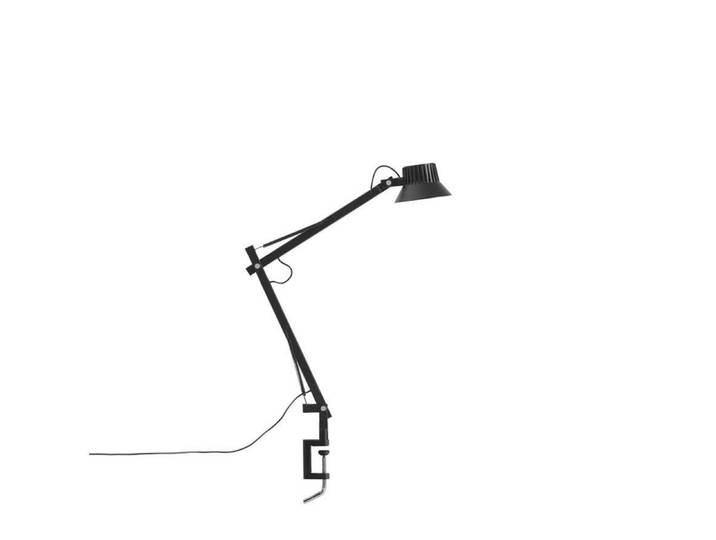 Dedicate Lampe de Table w/Clamp S2 Black - Muuto - Bureau / espaces de travail - Aluminium