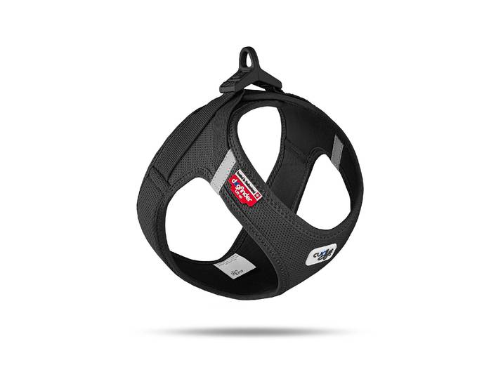 Hunde-Geschirr CURLI Schnalle Air-Mesh , schwarz, M, Polyester, Tiergeschirre, Hunde-Geschirr
