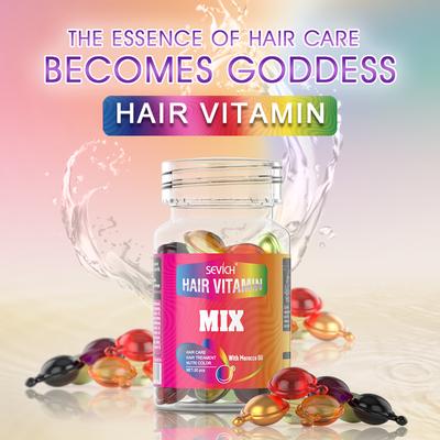 ilyeco Sevich Mix Hair Vitamin Capsule, Hair Treatment Oil For Damaged Hair, Smooth Hair Care Serum With Keratin Complex repair Damaged Hair