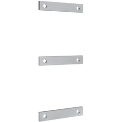 ABN XWL310170N Wandlerlasche CU vernickelt 30x10x170mm 3er Set ohne Befestigungsschrauben