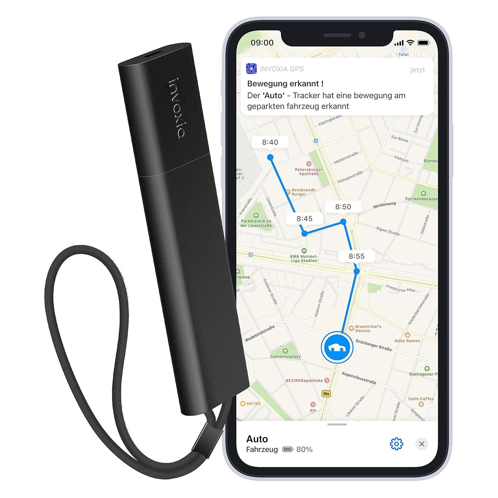 Invoxia GPS Tracker Pro (1-jähriges ABO enthalten) (Apple Find My, Google Find Hub) (99953)
