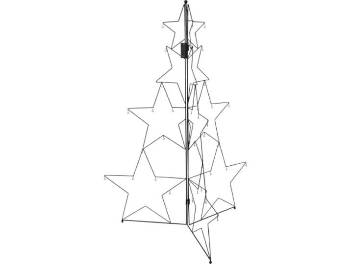 Home & Styling Dekoration aus Metall in Form eines Weihnachtsbaums, 110 cm